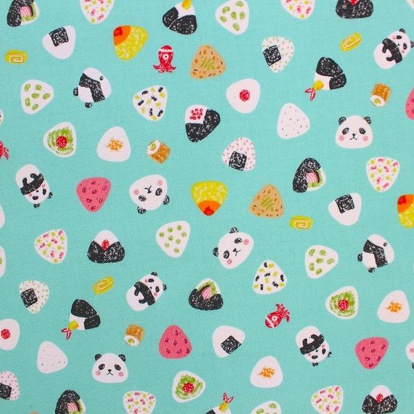 生地 布 おにぎりとパンダ 愛らしい和 スケア 和柄 プリント生地 110センチ幅 綿100 So4400 1 クリックポスト2ｍ対応 So4400 1 とらや Fabric Yahoo 店 通販 Yahoo ショッピング