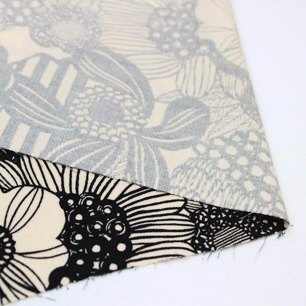 生地 布 アートフラワー 細コールテン コーデュロイ 花柄 綿100％ 約