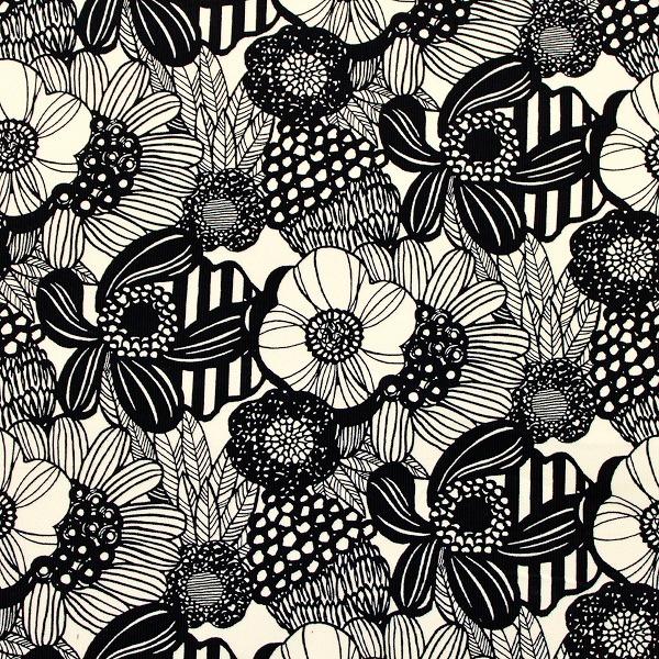 生地 布 アートフラワー 細コールテン コーデュロイ 花柄 綿100％ 約