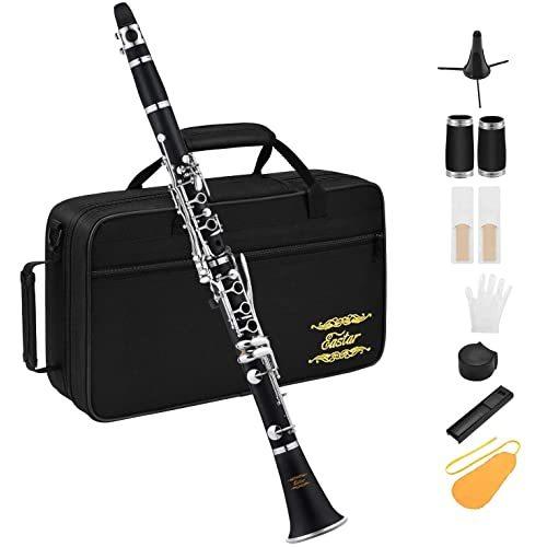 Eastar クラリネット お手入れ付 ニッケルメッキ B調 Clarinet レディースファッション Abs樹脂管体 革小物手入れ用品 ベーム式 お手入れ付 Ecl 300 開学 プレセ 黒 S 2516 初心者向け Store T R Y
