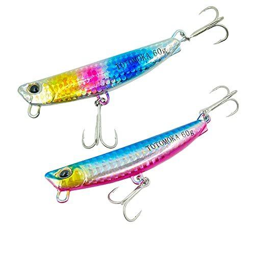 トトモカ Totomoka メタルジグ シーバス ヒラメ ルアー 2個 ジグ セット 10g 15g g 25g 30g 40g 60g フック S 2509 Store T R Y 通販 Yahoo ショッピング