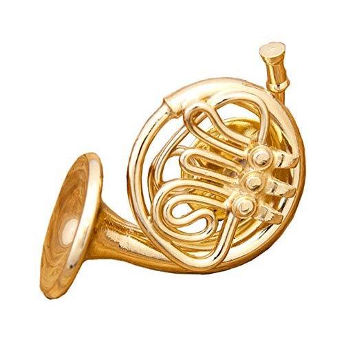 秋月貿易 デザイン小物 ホルン Gold W3 D2 H2 5cm ミニチュアバンド ピンバッチ Pa03 1 14 S Store T R Y 通販 Yahoo ショッピング