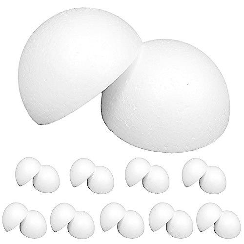 発泡スチロール球 スチロール球 発泡スチロール 半円スチロール クラフト ハンドメイド Diy 手芸 工作 つまみ細工 半