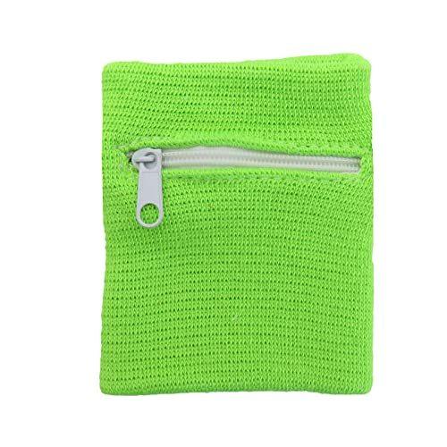 ルナリ ポケット付き リストバンド ランニング ウォーキング ジム コイン カード 鍵 小銭 収納 ポーチ ポケット 黄 Jwml0jg8pc ゲーム おもちゃ Www Robotnature Com