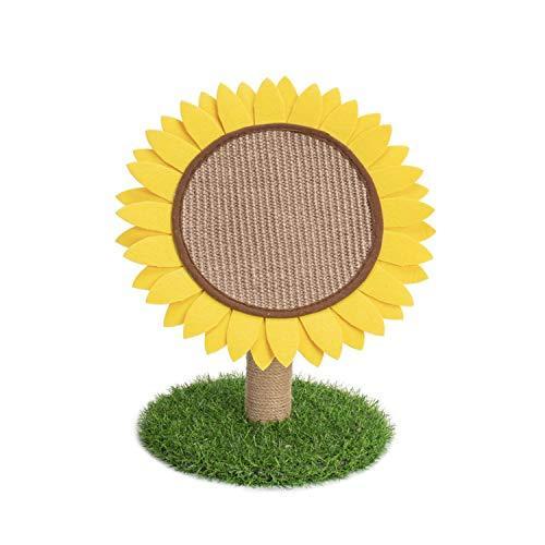 春夏新色 ねこの暮らし 猫用爪とぎ お花と戯れるねこちゃんが可愛いひまわりの爪とぎ 上質で快適 Turningheadskennel Com