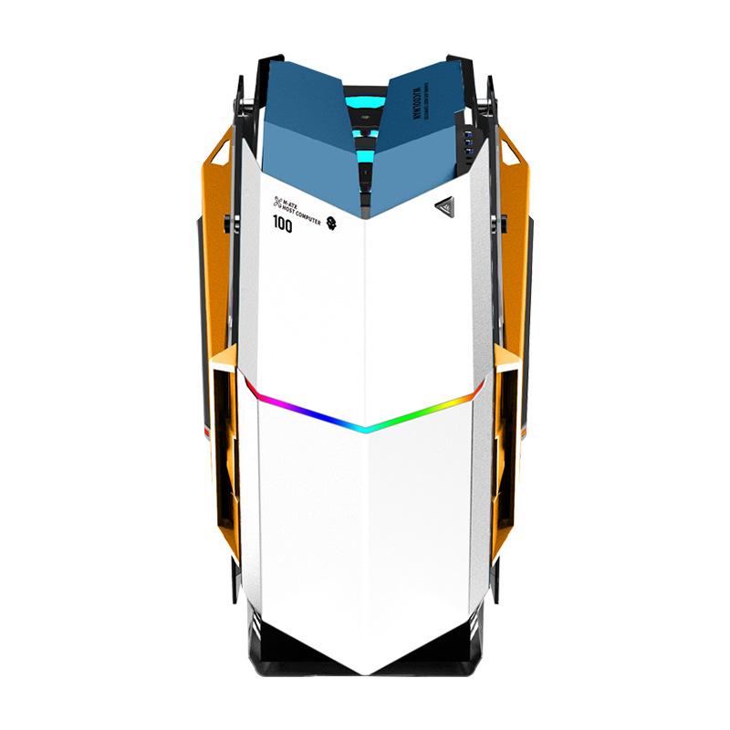 レア PCケース ミニタワー ATXケース 格好いい 戦艦デザイン 