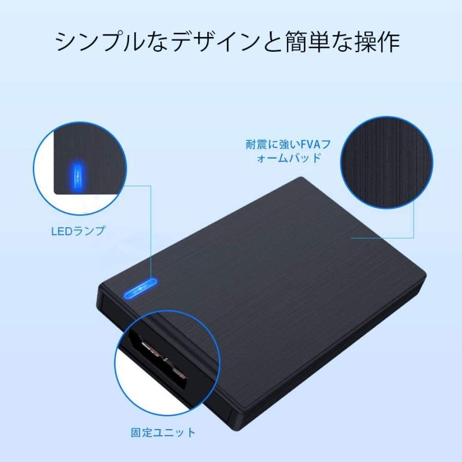 ACアダプター不要/小型/160GB〜640GB/外付ポータブルハードディスク/USB3.0/外付けHDD/送料無料/大容量/USPA対応｜torayama-store｜02