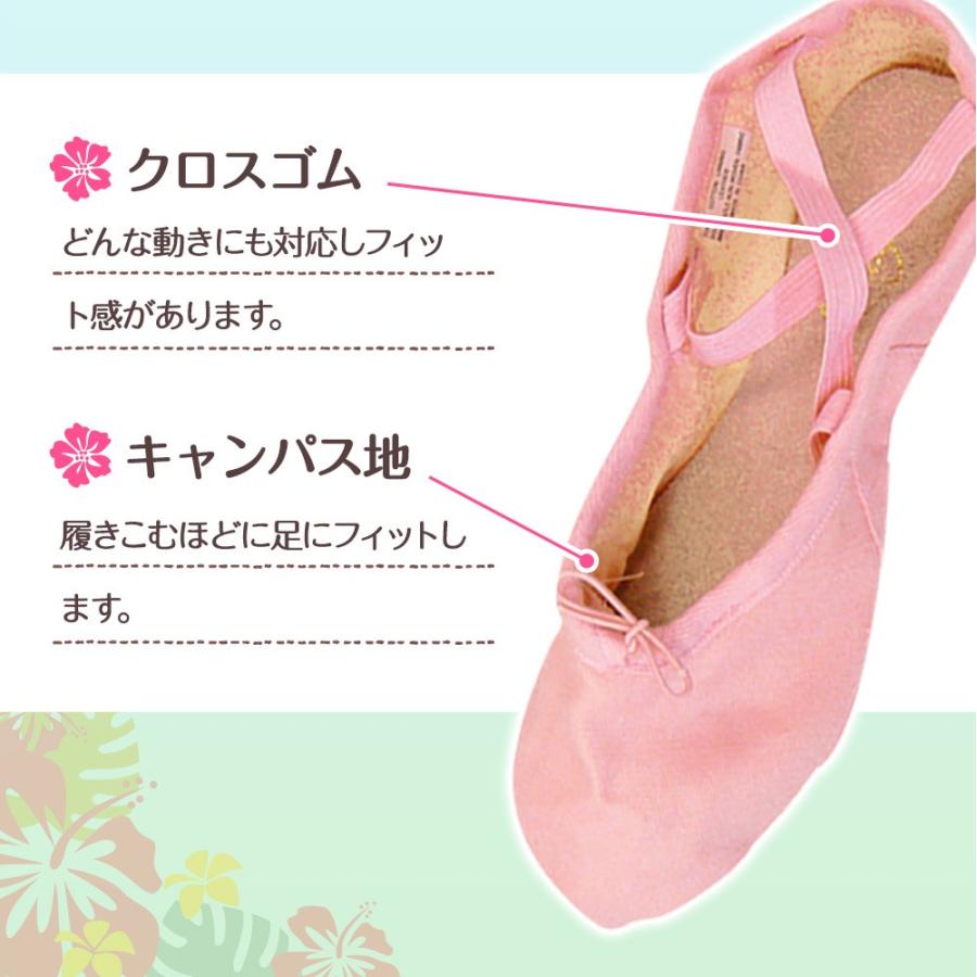 フラダンス　レッスンシューズ　スプリットタイプ　 |  | 02