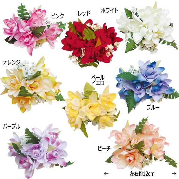 フラダンス 髪飾り ヘアクリップ チューブローズクリップ