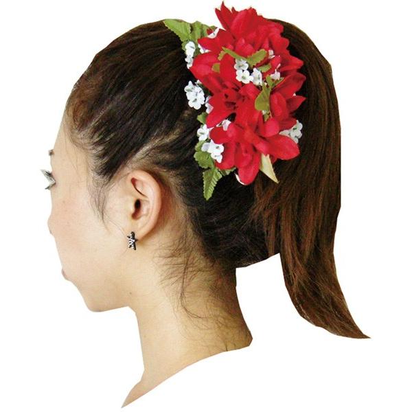 フラダンス 髪飾り ヘアクリップ ロングチューブローズクリップ レッド 赤 Cl 24 Rd トーチジンジャー 通販 Yahoo ショッピング
