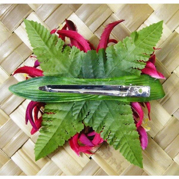 フラダンス　髪飾り　ヘアクリップ　スパイダーリリーブロッサムクリップ　オレンジ |  | 01