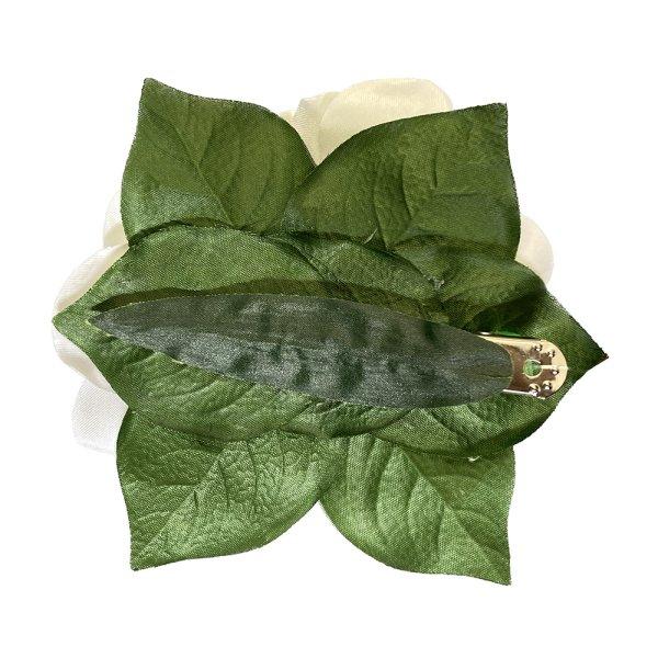 アレンジ ヘアクリップ 　CL-79 　ガーデニアLクリップ　ホワイト　白 |  | 03