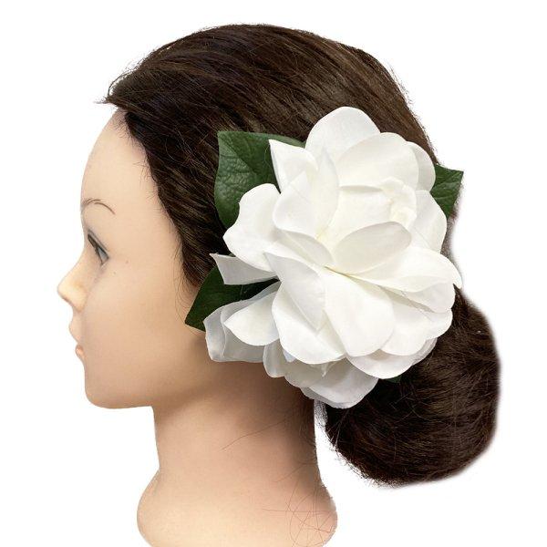 アレンジ ヘアクリップ 　CL-79 　ガーデニアLクリップ　ホワイト　白 |  | 04