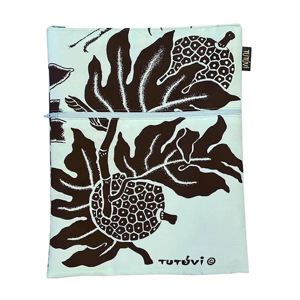 フラダンス　オーダードキュメントケース　TUTUVI　ウルアフプアア　アイスブルー　ブラウン |  | 01