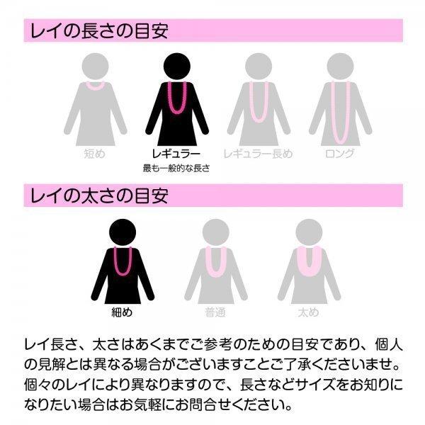 フラダンス ハワイアンレイ レイ ルアウレイ パープル・白黄|torchginger|03