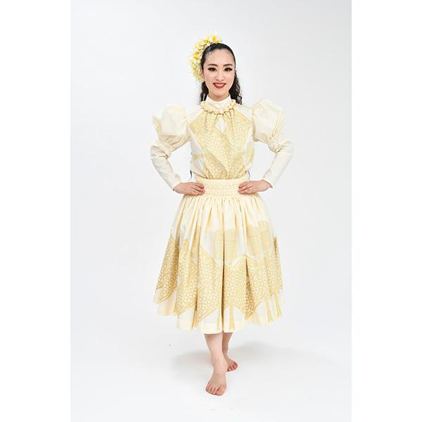 フラダンス衣装 パウスカート TUP-FT565 TUTUVIパウ パドルタパ 色