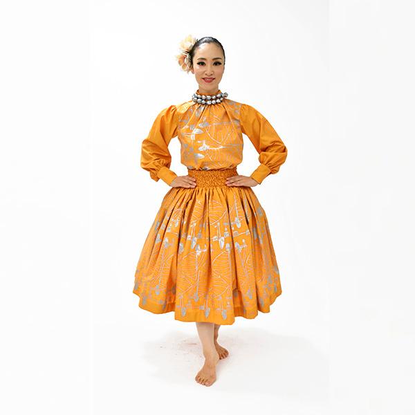 フラダンス衣装 パウスカート TUP-FT590 TUTUVIパウ カヌー 色