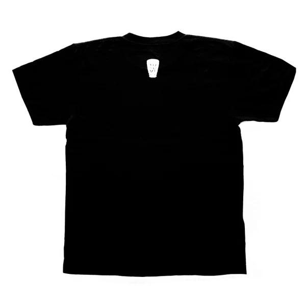 フラダンス　TUTUVI　男女兼用大きめスタンダード半袖Tシャツ 　（柄：イエククワンポイント　色：ブラック・ホワイト）　　 |  | 01