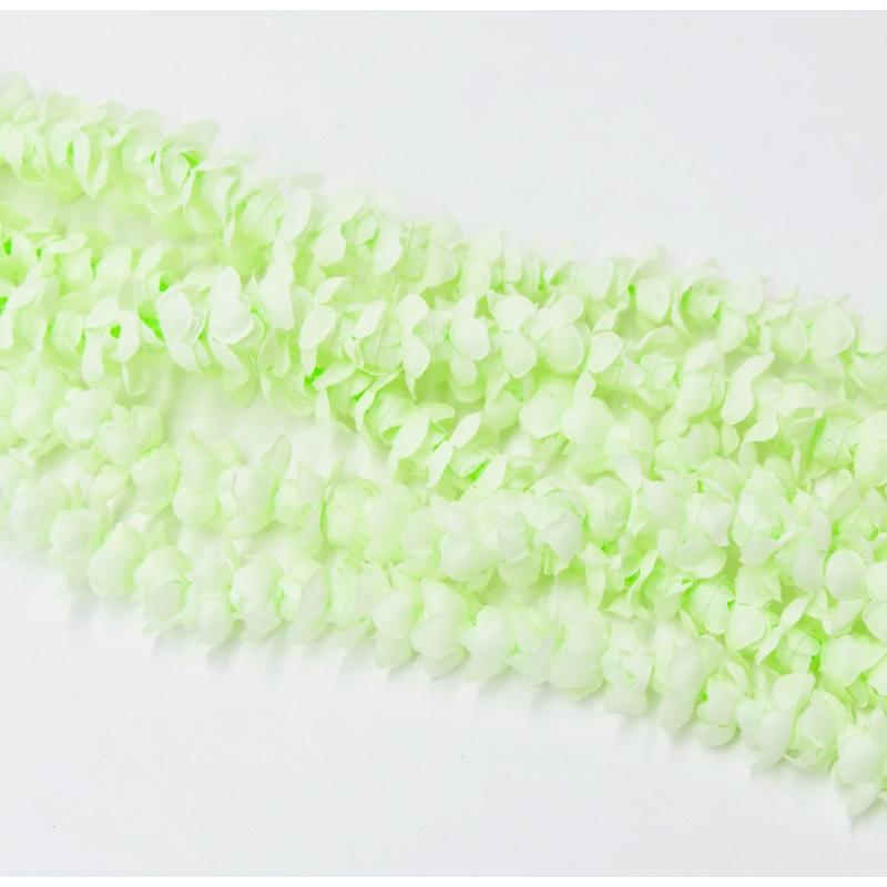 フラダンス　ハワイアンレイ　レイ　フラワーレイ　ピカケ６ストランズチョーカーオープンレイ　アイボリーグリーン |  | 01