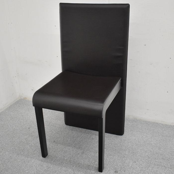 ポルトローナ・フラウ　ダイニングチェア　総革張り　W480　2023051102【中古オフィス家具】【中古】_1