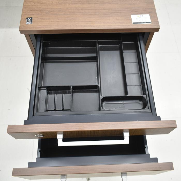 オカムラ 【中古】オカムラ EX-F300 役員デスク+ワゴン3点 オカムラ 【中古】オカムラ EX-F300 役員デスク+ワゴン3点