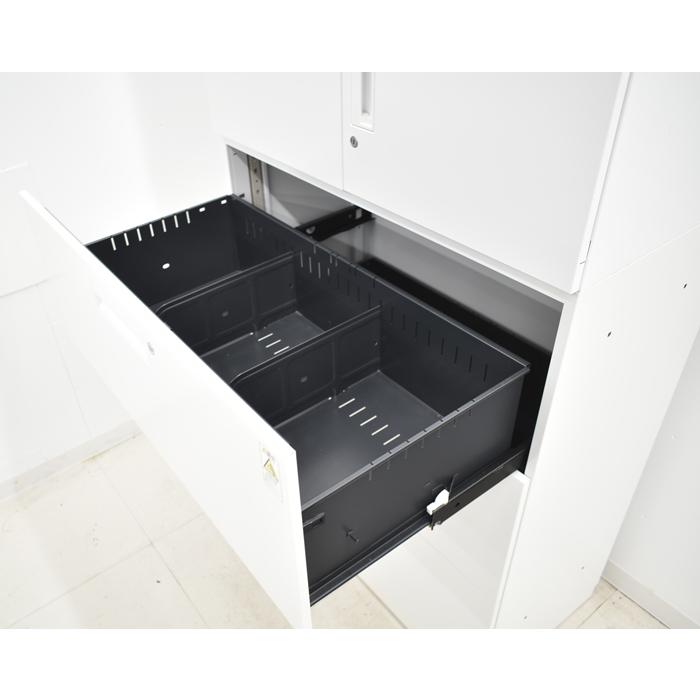 KOKUYO（コクヨ） 【中古】コクヨ エディア ユニット書庫 両開き＋3段 