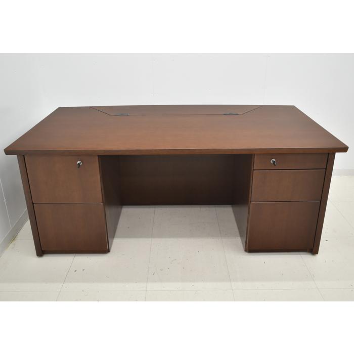 オカムラ（okamura） 【中古】オカムラ ネーベクスプロ 役員用両袖 