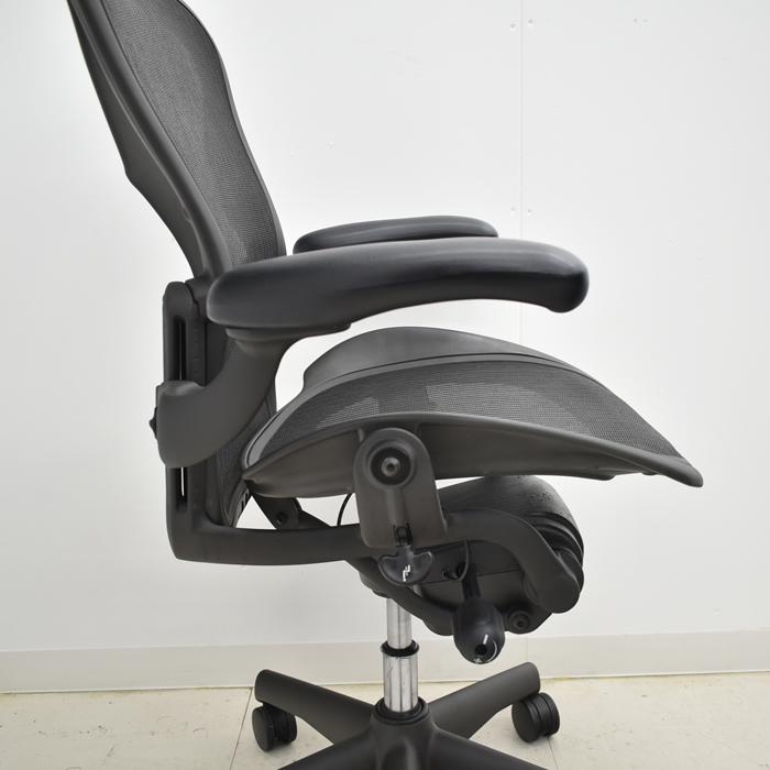 ap　ハーマンミラー　アーロンチェア　中古品　Bサイズ　フル装備　ダイヤル可動肘 apハーマンミラーアーロンチェア中古品Bサイズフル装備ダイヤル可動肘