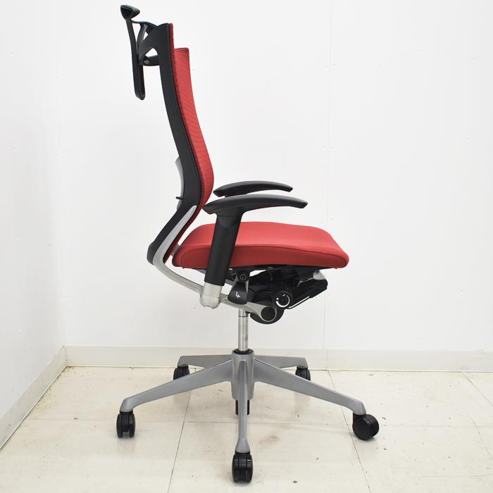 【中古】オカムラ　バロン　ハイバック　可動肘　ランバーサポート　ハンガー　2024092702【中古オフィス家具】 【寄】