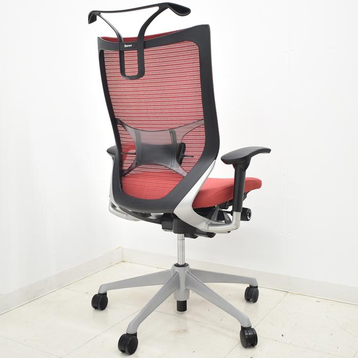 【中古】オカムラ　バロン　ハイバック　可動肘　ランバーサポート　ハンガー　2024092702【中古オフィス家具】 【寄】