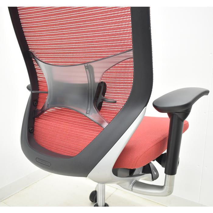 【中古】オカムラ　バロン　ハイバック　可動肘　ランバーサポート　ハンガー　2024092702【中古オフィス家具】 【寄】
