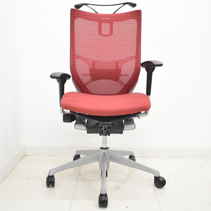 【中古】オカムラ　バロン　ハイバック　可動肘　ランバーサポート　ハンガー　2024092702【中古オフィス家具】 【寄】