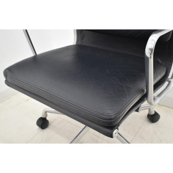 【中古】ハーマンミラー　イームズ　ソフトパッドグループエグゼクティブ　革張り　2024101004【中古オフィス家具】_4