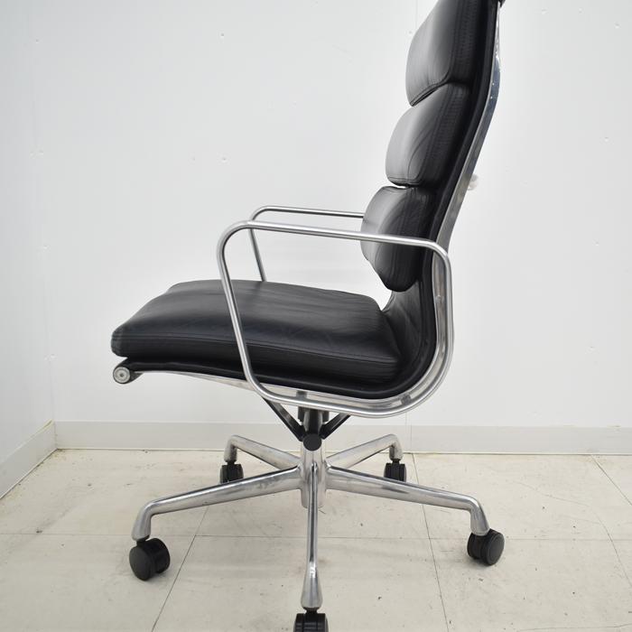 【中古】ハーマンミラー　イームズ　ソフトパッドグループエグゼクティブチェア　ポリッシュ　革張り　2024101203【中古オフィス家具】_14