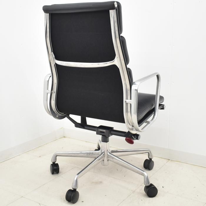 【中古】ハーマンミラー　イームズ　ソフトパッドグループエグゼクティブチェア　ポリッシュ　革張り　2024101203【中古オフィス家具】_17