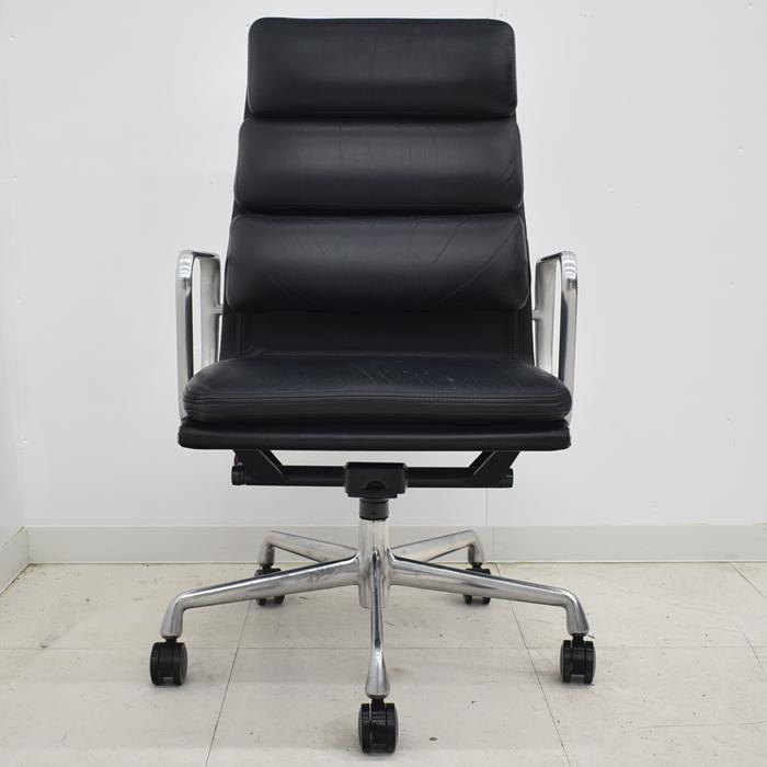 【中古】ハーマンミラー　イームズ　ソフトパッドグループエグゼクティブチェア　ポリッシュ　革張り　2024101203【中古オフィス家具】_7