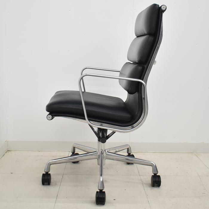 【中古】ハーマンミラー　イームズ　ソフトパッドグループエグゼクティブチェア　ポリッシュ　革張り　2024101205【中古オフィス家具】_13