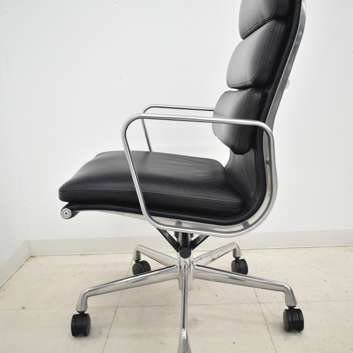 【中古】ハーマンミラー　イームズ　ソフトパッドグループエグゼクティブチェア　ポリッシュ　革張り　2024101205【中古オフィス家具】_14