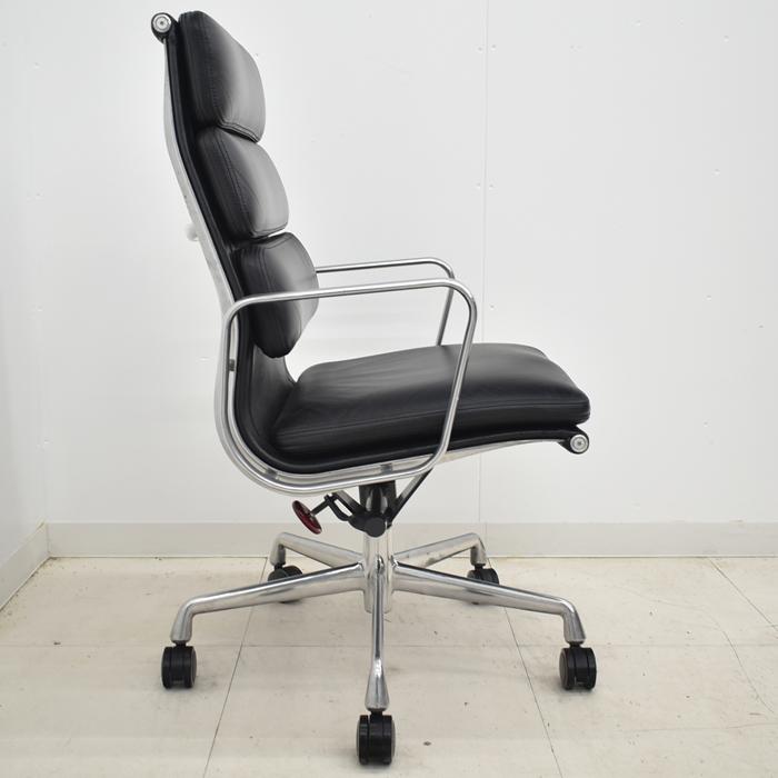 【中古】ハーマンミラー　イームズ　ソフトパッドグループエグゼクティブチェア　ポリッシュ　革張り　2024101205【中古オフィス家具】_15