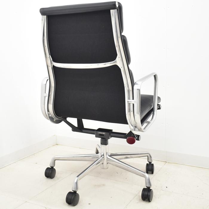 【中古】ハーマンミラー　イームズ　ソフトパッドグループエグゼクティブチェア　ポリッシュ　革張り　2024101205【中古オフィス家具】_17