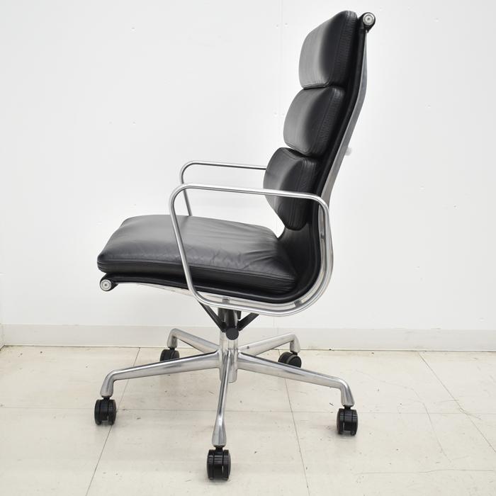 【中古】ハーマンミラー　イームズ　ソフトパッドグループエグゼクティブチェア　ポリッシュ　革張り　2025032501【中古オフィス家具】_11