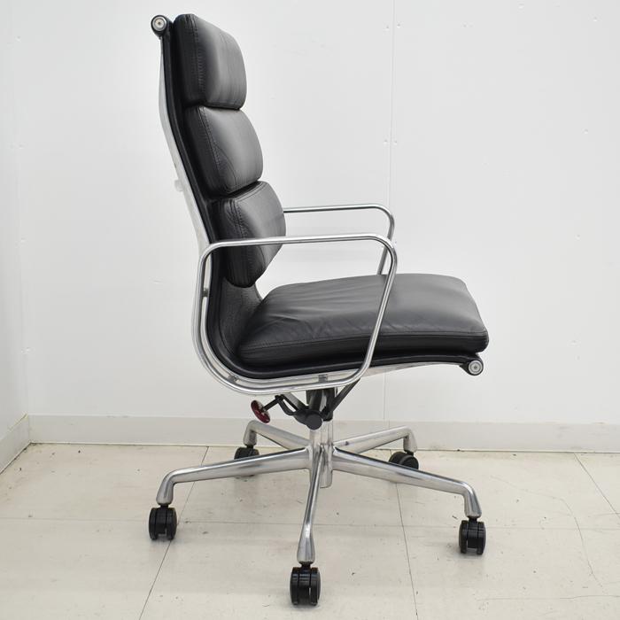 【中古】ハーマンミラー　イームズ　ソフトパッドグループエグゼクティブチェア　ポリッシュ　革張り　2025032501【中古オフィス家具】_13