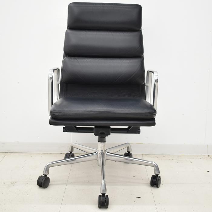 【中古】ハーマンミラー　イームズ　ソフトパッドグループエグゼクティブチェア　ポリッシュ　革張り　2025032501【中古オフィス家具】_18