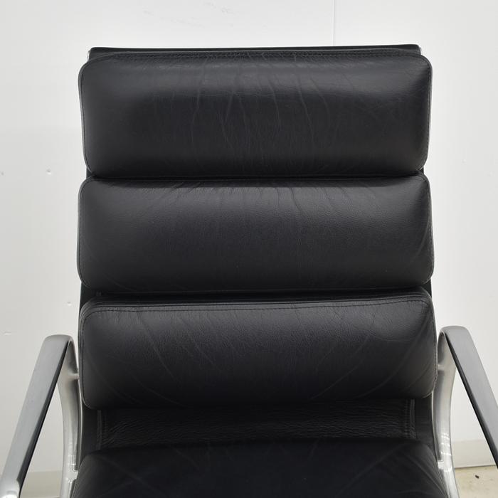 【中古】ハーマンミラー　イームズ　ソフトパッドグループエグゼクティブチェア　ポリッシュ　革張り　2025032501【中古オフィス家具】_2
