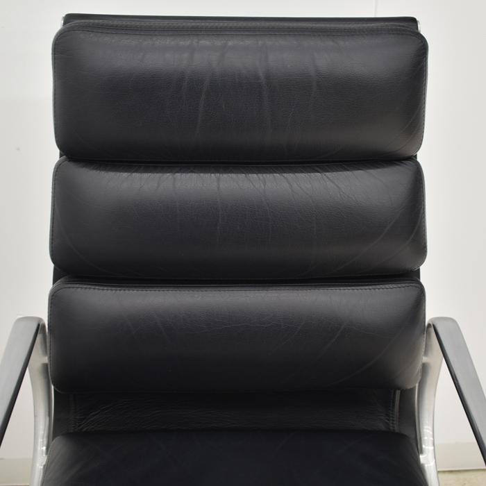 【中古】ハーマンミラー　イームズ　ソフトパッドグループエグゼクティブチェア　ポリッシュ　革張り　2025032502【中古オフィス家具】_2