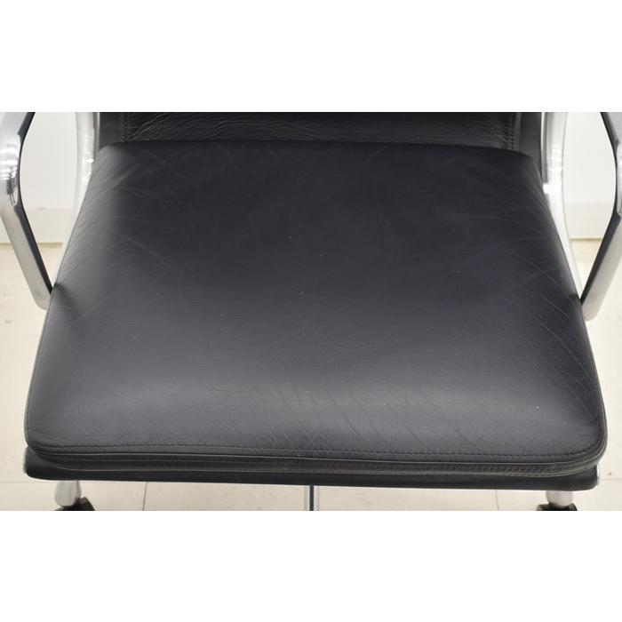 【中古】ハーマンミラー　イームズ　ソフトパッドグループエグゼクティブチェア　ポリッシュ　革張り　2025032502【中古オフィス家具】_3