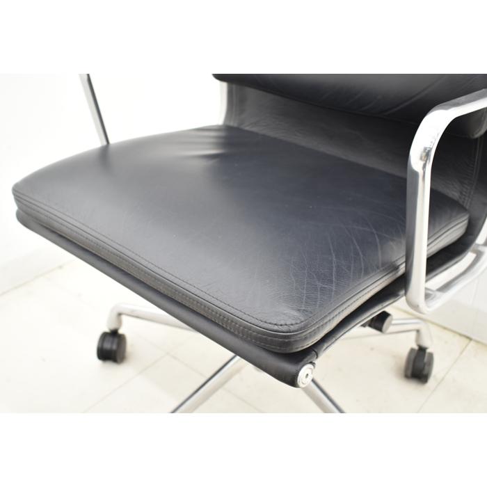 【中古】ハーマンミラー　イームズ　ソフトパッドグループエグゼクティブチェア　ポリッシュ　革張り　2025032502【中古オフィス家具】_4