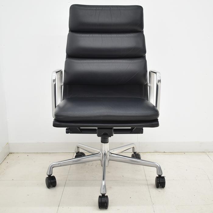【中古】ハーマンミラー　イームズ　ソフトパッドグループエグゼクティブチェア　ポリッシュ　革張り　2025032502【中古オフィス家具】_8
