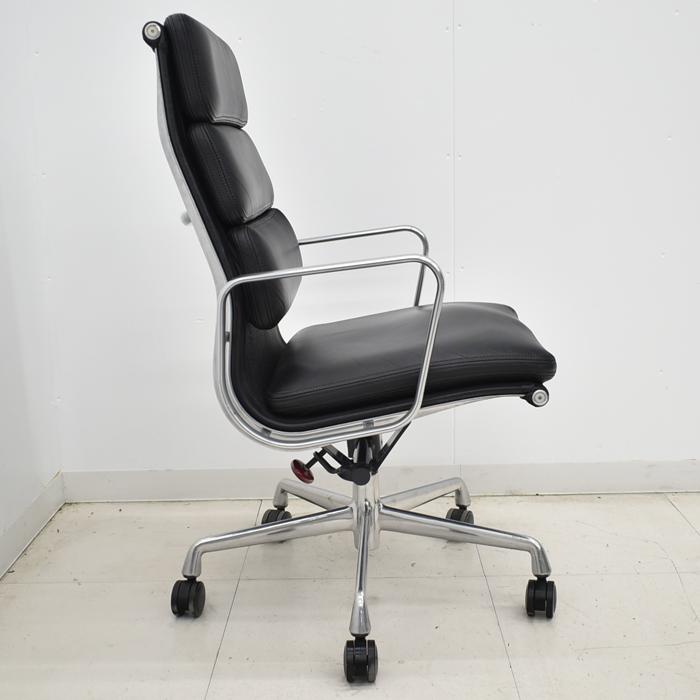 【中古】ハーマンミラー　イームズ　ソフトパッドグループエグゼクティブチェア　ポリッシュ　革張り　2025032503【中古オフィス家具】_16