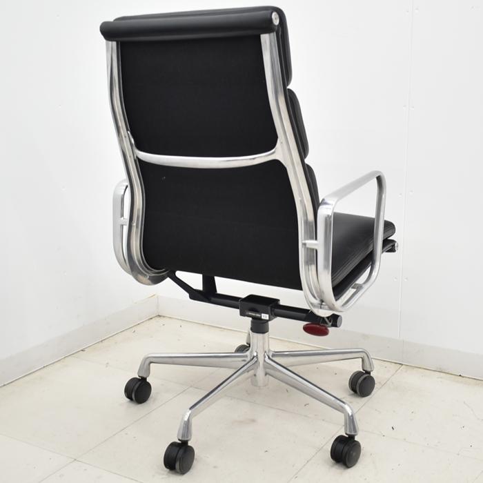 【中古】ハーマンミラー　イームズ　ソフトパッドグループエグゼクティブチェア　ポリッシュ　革張り　2025032503【中古オフィス家具】_18